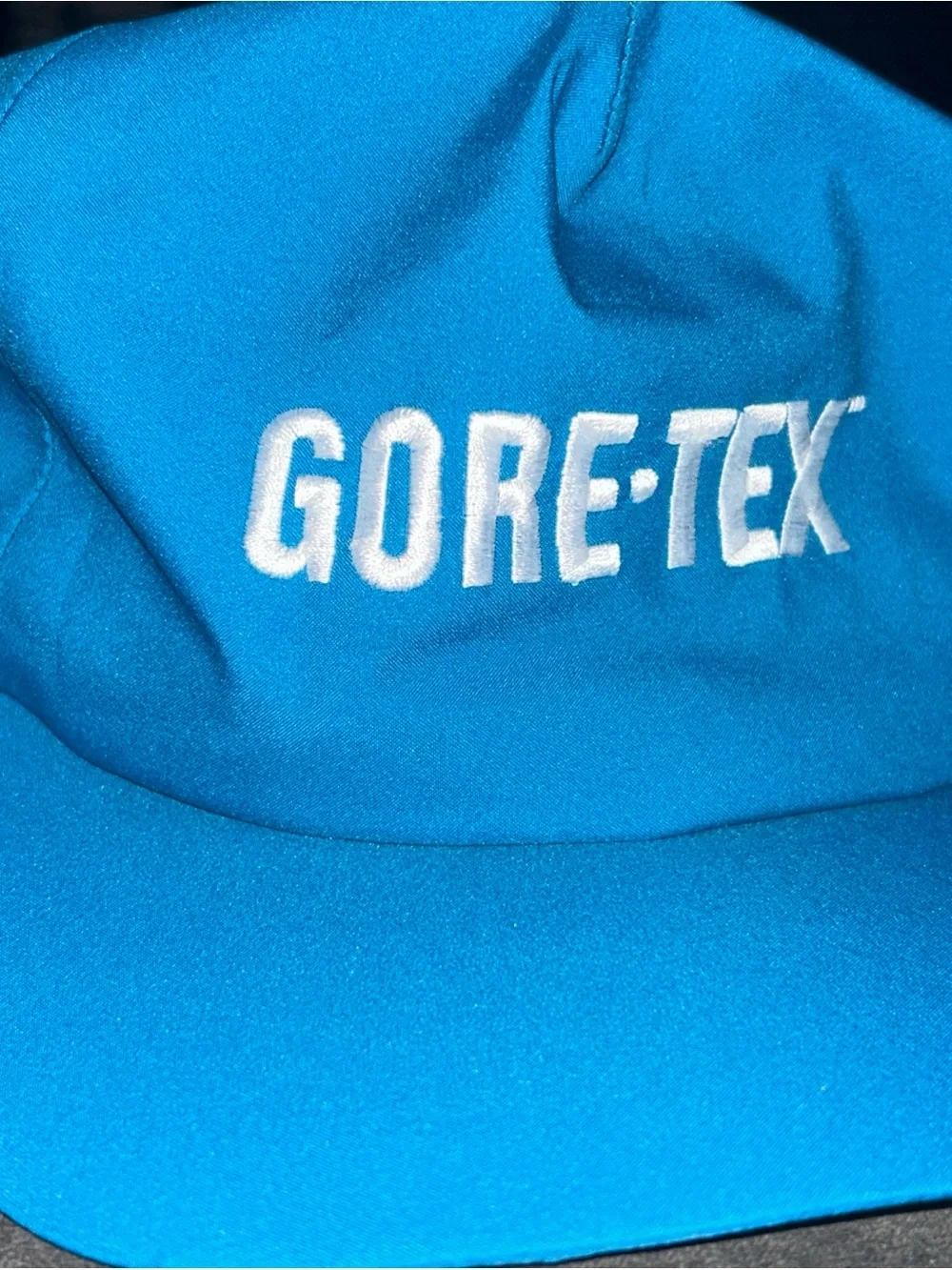 RARE Vintage Gore Tex Snapback Hat Made in USA Teal White Mad Hatters USA Made